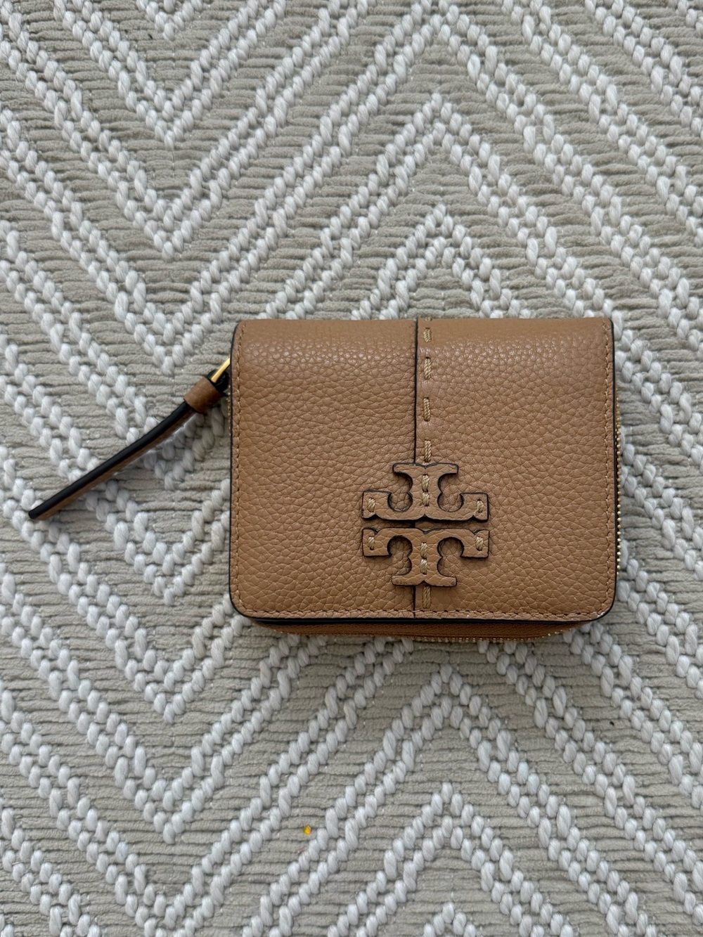 Tory Burch Tan Leather Wallet